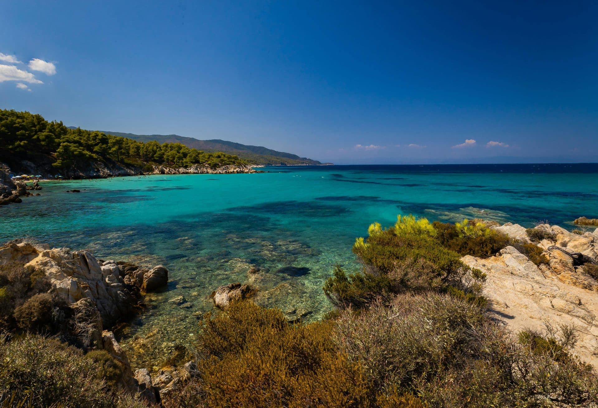 Chalkidiki, Griechenland – Juli